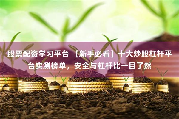 股票配资学习平台 【新手必看】十大炒股杠杆平台实测榜单，安全与杠杆比一目了然